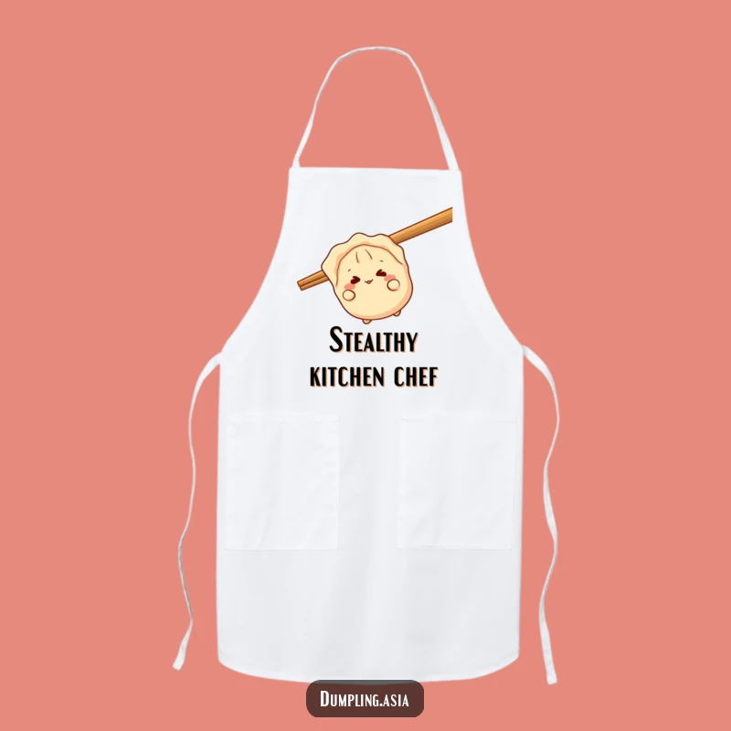Funny Gyoza Peek Apron - Chef's Hilarious Dumpling Accessory