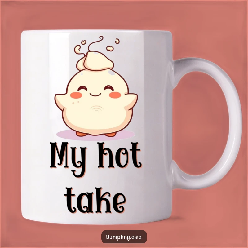 Funny Dumpling Steam Mug: Joyful Bite Gift for Foodie Fun