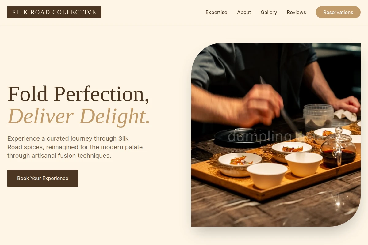 Culinary Asian Fusion Food