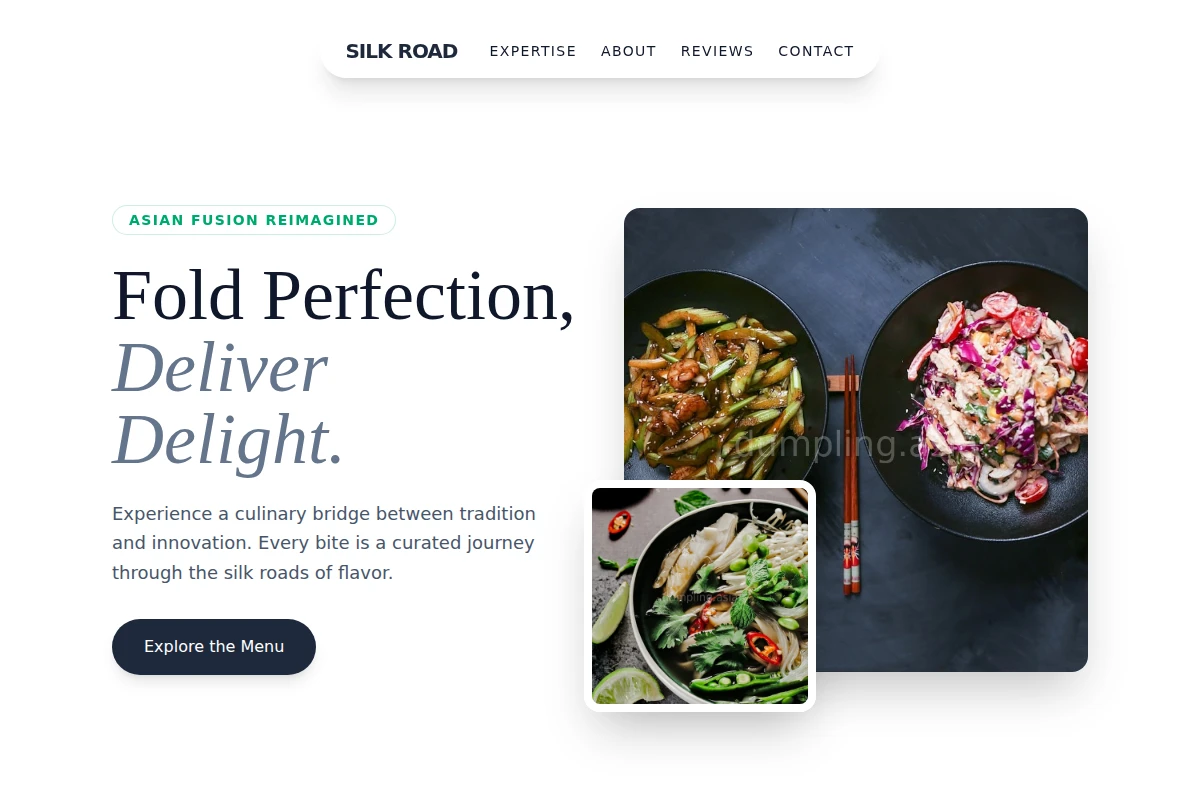 Niche Asian Fusion Food